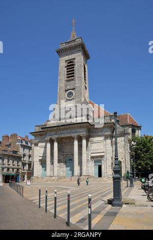 St Pierre Cathedral built in 1785 on Place du 8 Septembre, Besançon, Doubs, France Stock Photo