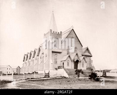 c. 1880s vintage photograph - North America - Metlakatla, British Columbia, Canada Stock Photo