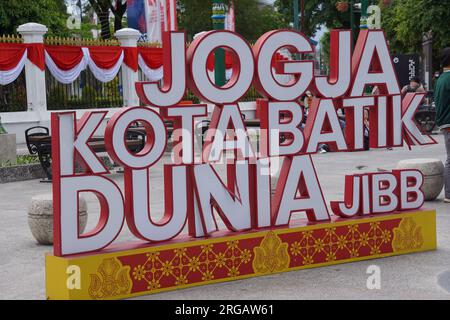 The Batik Monument in Malioboro Stock Photo