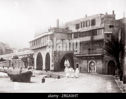 The Admiralty area, Algiers, Algeria, c.1890 Stock Photo