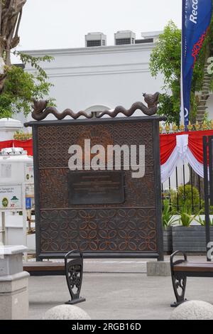 The Batik Monument in Malioboro Stock Photo