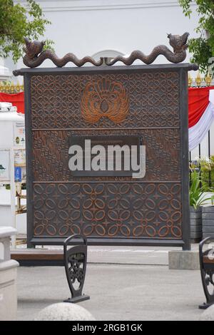 The Batik Monument in Malioboro Stock Photo