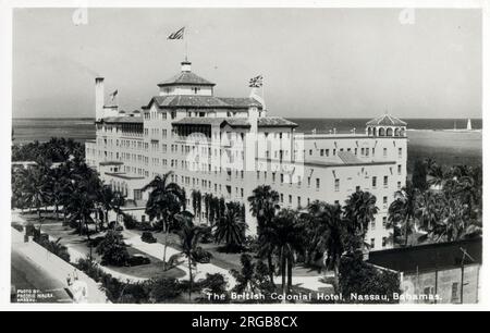 Nassau, Bahamas - The British Colonial Hotel. Stock Photo