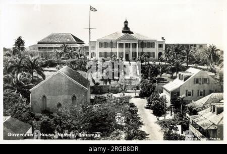 Nassau, Bahamas - Goverment House. Stock Photo