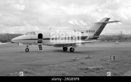 Hawker Siddeley HS-125-400A G-BACI (msn 25283), of B.S.R. Ltd.. Stock Photo