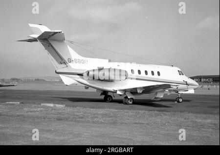 Hawker Siddeley HS.125-400A G-BAZB (msn 25270), of McAlpine Aviation Ltd.. Stock Photo