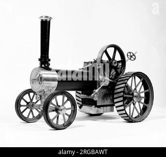Model Steam Traction engine, partially complete Stock Photo - Alamy