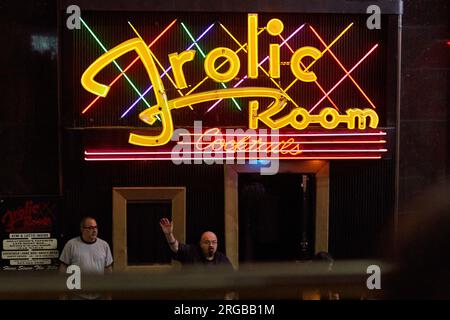 Hollywood, California, USA. 5th Sep, 2015. Opened as a speakeasy in 1930, the Frolic Room has gone on to be Hollywood landmark. (Credit Image: © Ian L. Sitren/ZUMA Press Wire) EDITORIAL USAGE ONLY! Not for Commercial USAGE! Stock Photo