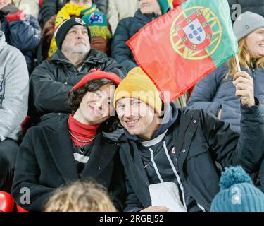 Adelaide/Tarntanya, Australia, 8th August 2023, FIFA Women's World Cup, Fans waiting for the start of the France vs Morocco match at Hindmarsh Stadium  Credit: Mark Willoughby/Alamy Live News Stock Photo