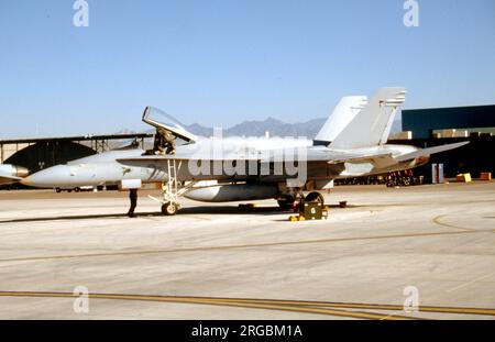 United States Marine Corps - McDonnell Douglas F/A-18C-28-MC Hornet. Stock Photo