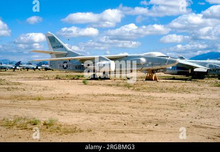 United States Navy (USN) - Douglas EKA-3B Skywarrior 142646 (MSN 11709), at Davis-Monthan Air Force Base for storage and disposal. Stock Photo