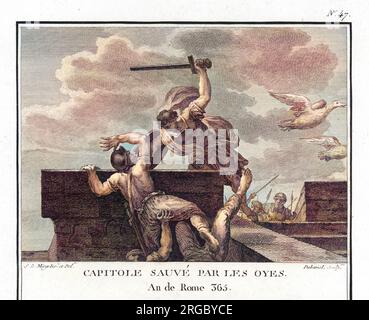 Rome Saved From Gauls Stock Photo - Alamy