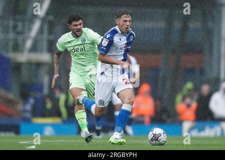 Blackburn Rovers' Harry Leonard (right) Controls The Ball During The ...