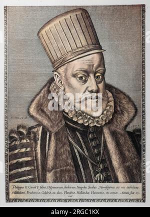 PHILIP II, KING OF SPAIN reigned 1556-98 Stock Photo