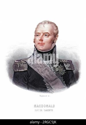 JACQUES-ETIENNE-ALEXANDRE MACDONALD French military commander, marechal de France Stock Photo