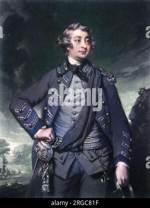 HENRY HERBERT, tenth earl of PEMBROKE soldier and horseman Stock Photo