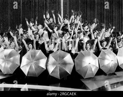 Large Stage Production of Straw Hat, on-set of the Film, 'Folies Bergere', United Artists, 1935 Stock Photo