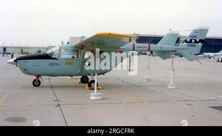 Cessna O-2B Super Skymaster at the March Field Air Museum in Riverside ...