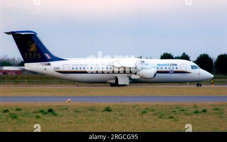 Qq Rj100 QQ101 Empire Pilots Test School Avro RJ100 Aircraft in Circuit at RNAS ...