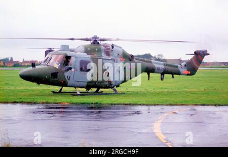 Royal Marines - Westland Lynx AH.7 XZ182 - M (msn 058), of 3 Commando Brigade Air Squadron Stock Photo