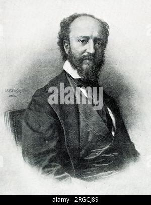 Charles-Francois Daubigny (1817-1878), French artist, member of the Barbizon school. Stock Photo