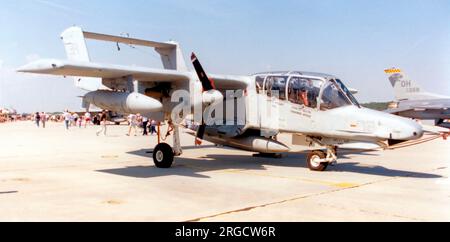 North American Rockwell OV-10D Bronco 155472 (msn 305-83), at the MCAS Cherry Point NC Airshow on 8 April 1995. Stock Photo