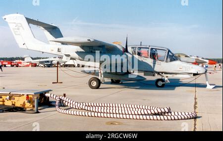 North American Rockwell OV-10D Bronco 155472 (msn 305-83), at the MCAS Cherry Point NC Airshow on 8 April 1995. Stock Photo