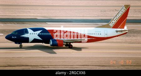 Boeing 737-3H4(WL) N352SW (msn 23374 / 1204), of Southwest Airlines, on 4 October 1992. Stock Photo