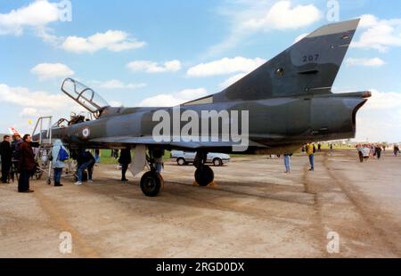 Armee de l'Air - Dassault Mirage IIIB 207 (msn 207). (Armee de l'Air - French Air Force) Stock Photo