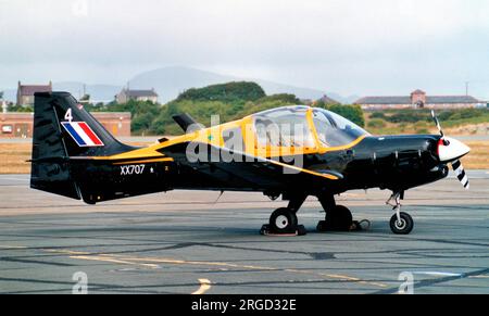 Royal Air Force - Scottish Aviation Bulldog T.1 XX707 (msn BH120/356). Stock Photo