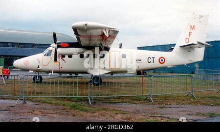 Armee de l'Air - de Havilland Canada DHC-6-300 Twin Otter 786 / CT, ex Multinational Force & Observers (MFO) In Sinai Egypt. (Armee de l'Air - French Air Force) Stock Photo