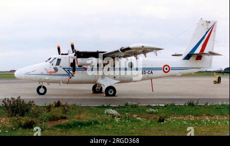 Armee de l'Air - de Havilland Canada DHC-6-300 Twin Otter 730 / 65-CA. (Armee de l'Air - French Air Force) Stock Photo