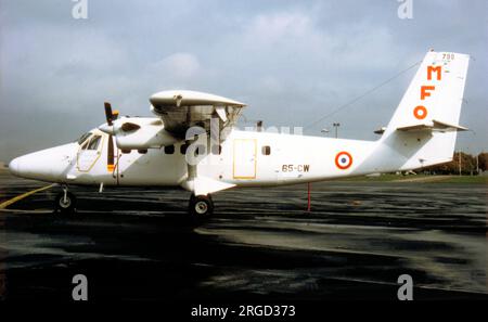 Armee de l'Air - de Havilland Canada DHC-6-300 Twin Otter 790 / 65-CW, ex Multinational Force & Observers (MFO) In Sinai Egypt. (Armee de l'Air - French Air Force) Stock Photo