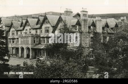 Fife Arms Hotel, Braemar, Scotland. Stock Photo