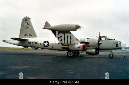 Lockheed P-2H Neptune 145915 (MSN 726-7180), at the Mid Atlantic Air Museum, Reading, PA Stock Photo