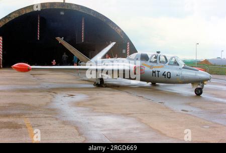 Force aerienne belge - Fouga CM.170-1 Magister MT40 (msn 317),. (Force Aerienne Belge - Belgische Luchtmacht - Belgian Air Force). Stock Photo