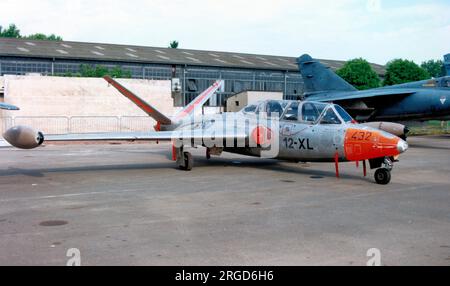 Armee de l'Air - Fouga CM.170 Magister 432 - 12-XL (msn 432). (Armee de l'Air - French Air Force). Stock Photo