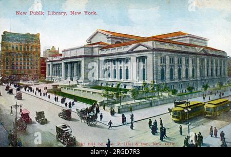 New Public Library, New York, USA. Stock Photo