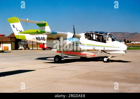 North American Rockwell OV-10A Bronco N646 (msn321-151, ex 68-3825), of the Bureau of Land management. Stock Photo