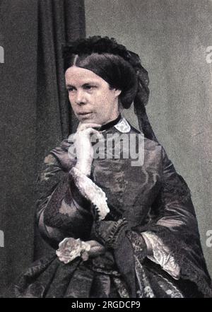 LADY AUGUSTA STANLEY (1822 - 1876), wife of Arthur, dean of Westminster. Stock Photo