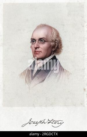JOSEPH STORY (1779 - 1845), American jurist. Stock Photo