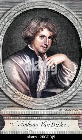 Antony van Dyck (or Van Dijk, Vandyke) (1599 - 1641) as a young man. Stock Photo