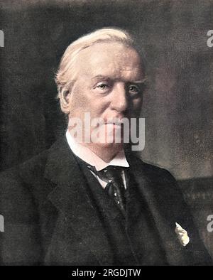 Herbert Henry Asquith (1852-1928), British politician. He was Prime Minister from 1908 to 1916. Stock Photo