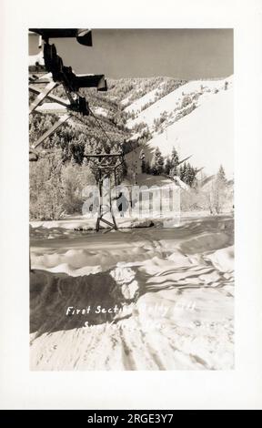 Sun Valley, Idaho, USA - First Section - Boldy Lift Stock Photo