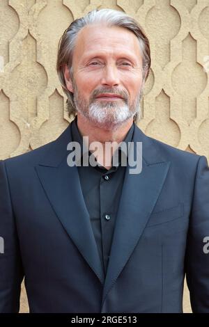 Mads Mikkelsen attends the UK Premiere of 'Indiana Jones and The Dial of Destiny' at Cineworld, Leicester Square, London, England, UK on Monday 26 Jun Stock Photo