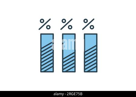 Poll Icon. Icon related to survey. flat line icon style. Simple vector design editable Stock Vector