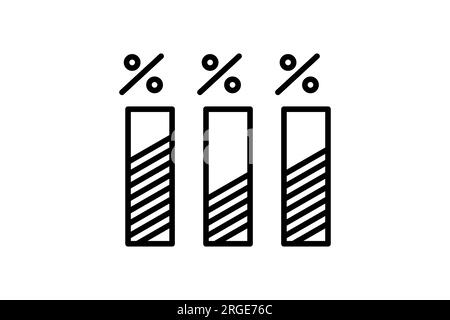 Poll Icon. Icon related to survey. line icon style. Simple vector design editable Stock Vector