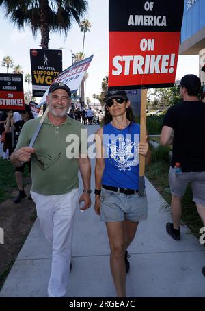 8 August 2023 Hollywood, California - Matthew Weiner, Justine Bateman