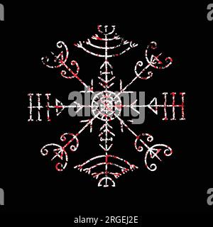 Veldismagn Icelandic rune protection symbol Stock Vector Image & Art ...