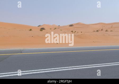 highway roads in saudi arabia Stock Photo